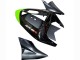 2006-2007 Kawasaki ZX10R Motorcycle Fairings - Green Black Elf Touch4 3M