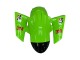 2006-2007 Kawasaki ZX10R Motorcycle Fairings - Green Black Elf Touch4 3M