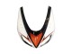2006-2007 Kawasaki ZX10R Motorcycle Fairings - White Orange Black