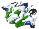 2021-2025 Kawasaki ZX10R Motorcycle Fairings - White Green Blue Black