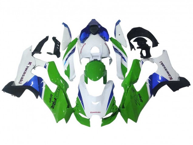 2021-2025 Kawasaki ZX10R Motorcycle Fairings - White Green Blue Black
