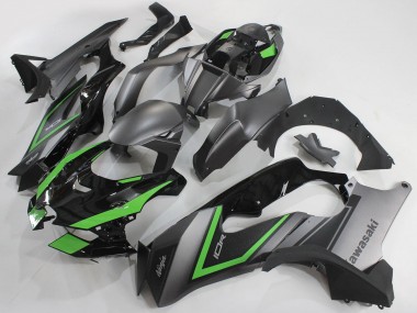 2021-2025 Kawasaki ZX10R Motorcycle Fairings - Grey Green Black