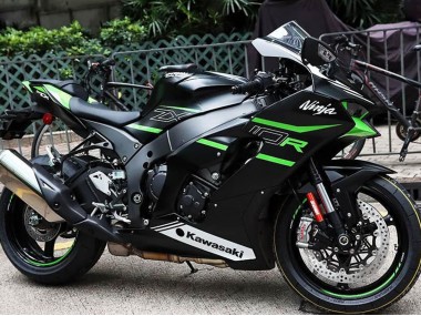 2021-2025 Kawasaki ZX10R Motorcycle Fairings - Black Green White