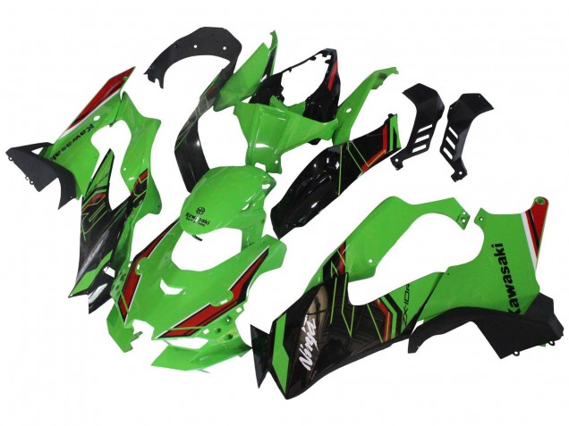 2021-2026 Kawasaki ZX10R Motorcycle Fairings - Green Black Red