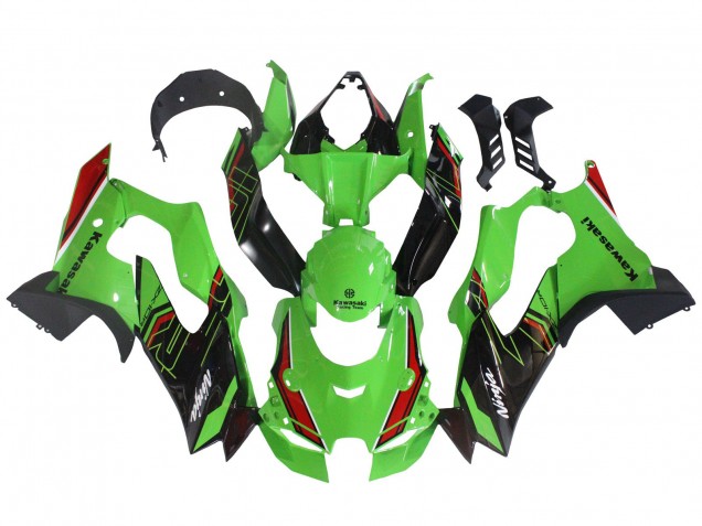 2021-2026 Kawasaki ZX10R Motorcycle Fairings - Green Black Red