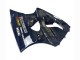 1998-1999 Kawasaki ZX6R Motorcycle Fairings - Glossy Black Yellow Elf Bridgestone