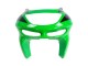 1998-1999 Kawasaki ZX6R Motorcycle Fairings - Green White Glossy Black