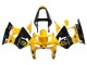 1998-1999 Kawasaki ZX6R Motorcycle Fairings - Yellow Black Monster Elf Bridgestone