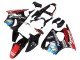 2000-2002 Kawasaki ZX6R Motorcycle Fairings - Glossy Black Red Blue Red PlayStation 2