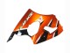 2000-2002 Kawasaki ZX6R Motorcycle Fairings - Orange Black