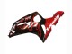 2003-2004 Kawasaki ZX6R Motorcycle Fairings - Glossy Black Red Flame