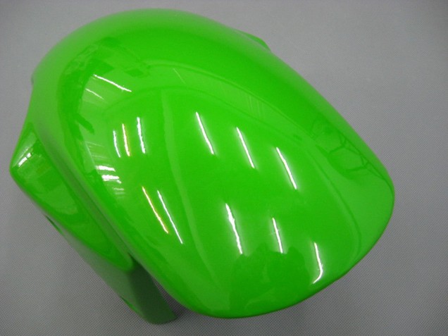 2003-2004 Kawasaki ZX6R Motorcycle Fairings - Green White Black Elf Bridgestone
