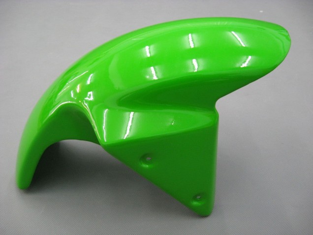 2003-2004 Kawasaki ZX6R Motorcycle Fairings - Green White Black Elf Bridgestone