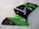 2003-2004 Kawasaki ZX6R Motorcycle Fairings - Green Black Elf Bridgestone