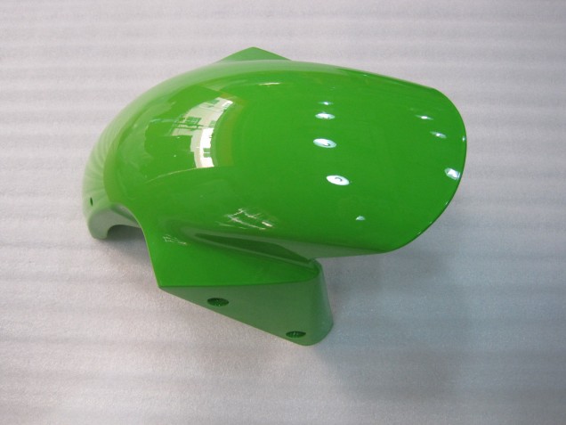 2003-2004 Kawasaki ZX6R Motorcycle Fairings - Green Black Elf Bridgestone