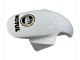 2003-2004 Kawasaki ZX6R Motorcycle Fairings - White Black Motul Lucky Strike