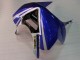 2003-2004 Kawasaki ZX6R Motorcycle Fairings - White Blue Red Fiat