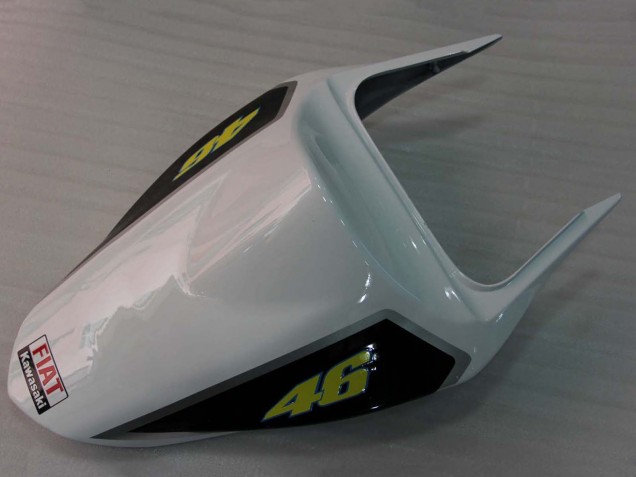 2003-2004 Kawasaki ZX6R Motorcycle Fairings - White Blue Red Fiat