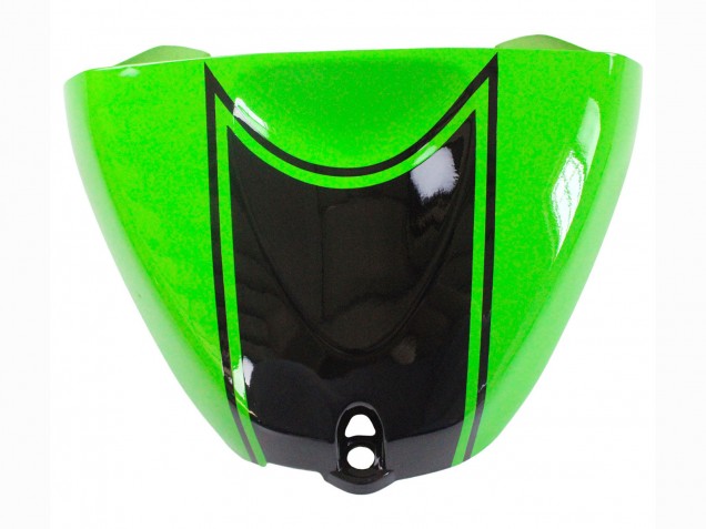 2005-2006 Kawasaki ZX6R Motorcycle Fairings - Green Red Black Elf 66