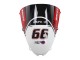 2005-2006 Kawasaki ZX6R Motorcycle Fairings - Green Red Black Elf 66
