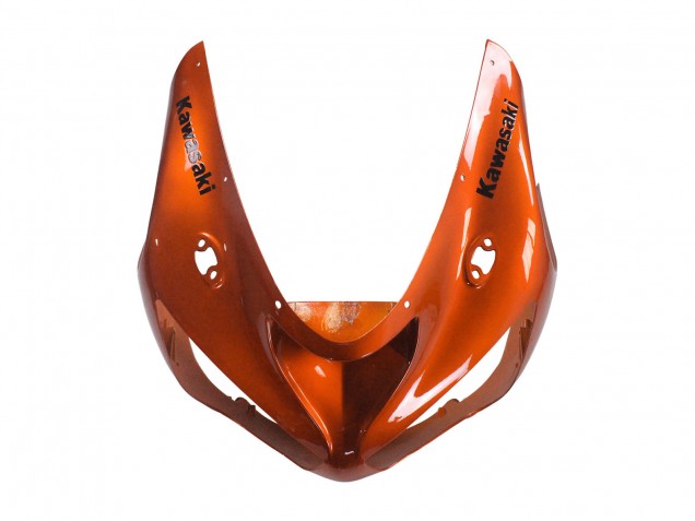 2005-2006 Kawasaki ZX6R Motorcycle Fairing - Orange Black
