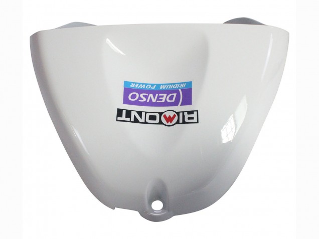 2005-2006 Kawasaki ZX6R Motorcycle Fairings - White Purple Black Rizoma Playboy DENSO