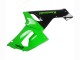 2005-2006 Kawasaki ZX6R Motorcycle Fairings - Green Black Ninja