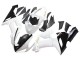2005-2006 Kawasaki ZX6R Motorcycle Fairings - White Black Gold Ninja