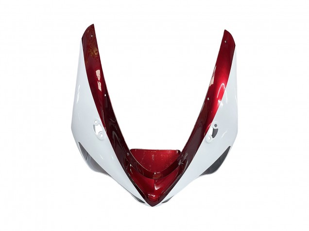 2005-2006 Kawasaki ZX6R Motorcycle Fairings - White Red