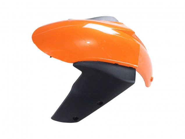 2007-2008 Kawasaki ZX6R Motorcycle Fairings - Orange Black Ninja