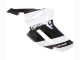 2007-2008 Kawasaki ZX6R Motorcycle Fairing - White Black