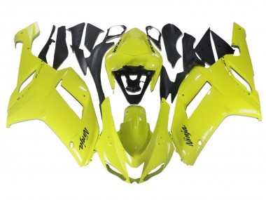 2007-2008 Kawasaki ZX6R Motorcycle Fairings - Yellow Ninja