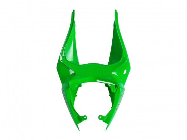 2009-2012 Kawasaki ZX6R Motorcycle Fairings - Green Glossy Black
