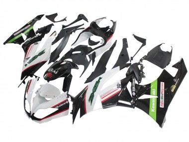 2009-2012 Kawasaki ZX6R Motorcycle Fairings - White Red Black Green
