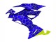 2019-2022 Kawasaki ZX6R Motorcycle Fairings - Blue Yellow