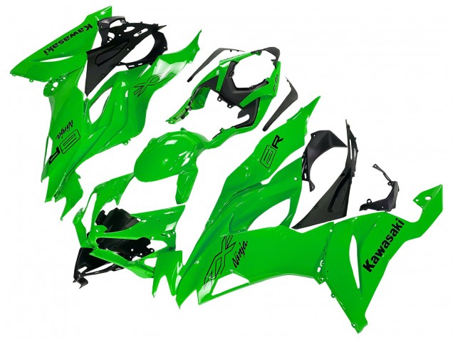 2019-2022 Kawasaki ZX6R Motorcycle Fairings - Green