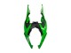 2019-2022 Kawasaki ZX6R Motorcycle Fairings - Green