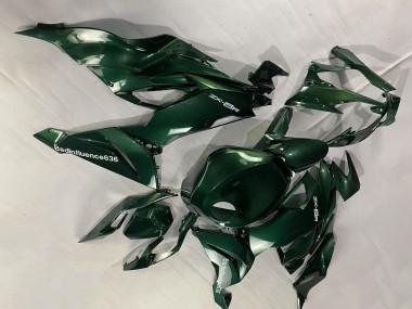 2019-2022 Kawasaki ZX6R Motorcycle Fairings - Dark Green