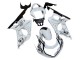 2000-2002 Suzuki GSXR1000 Motorcycle Fairings - White Black Motul Corona