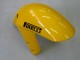 2000-2002 Suzuki GSXR1000 Motorcycle Fairings - Yellow Dark Blue White Motul Corona