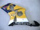 2000-2002 Suzuki GSXR1000 Motorcycle Fairings - Yellow Dark Blue White Motul Corona