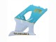 2003-2004 Suzuki GSXR 1000 Motorcycle Fairings - White Light Blue Gold