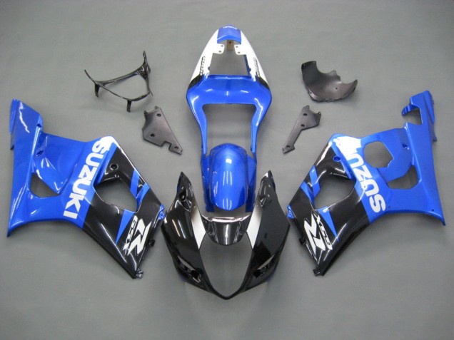 2003-2004 Suzuki GSXR 1000 Motorcycle Fairings - Blue White Black