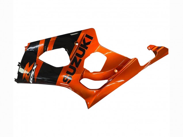 2003-2004 Suzuki GSXR 1000 Motorcycle Fairing - Burnt Orange Glossy Black