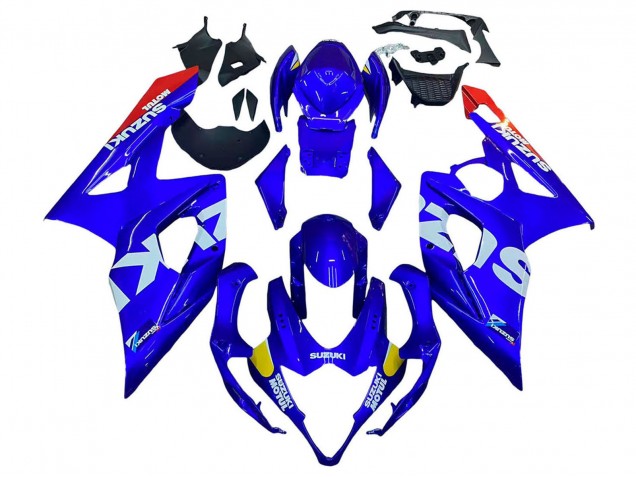 2005-2006 Suzuki GSXR 1000 Motorcycle Fairings - Blue Yellow White Red Motul