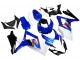 2007-2008 Suzuki GSXR 1000 Motorcycle Fairings - White Blue Black Red