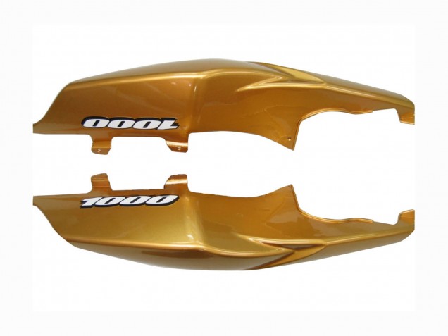 2007-2008 Suzuki GSXR 1000 Motorcycle Fairings - Gold Black Silver Decal