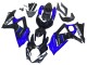 2007-2008 Suzuki GSXR 1000 Motorcycle Fairing Kits - Blue Glossy Black