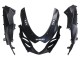 2007-2008 Suzuki GSXR 1000 Motorcycle Fairings - Matte Black Red Decal