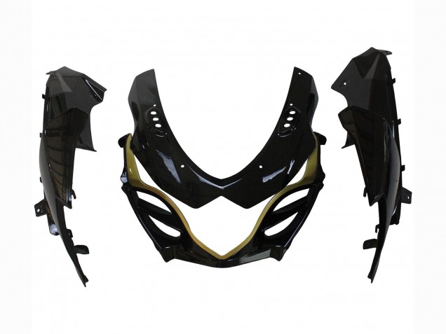 2009-2016 Suzuki GSXR 1000 Motorcycle Fairings - Glossy Black Gold